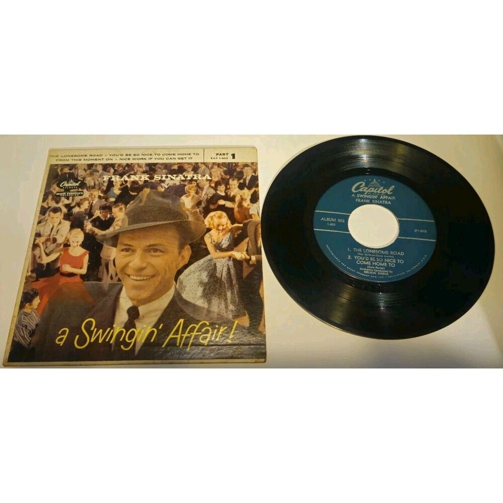 FRANK SINATRA  – A Swingin Affair Part 1 -  Vinyl 45rpm Capitol Picture Sleeve